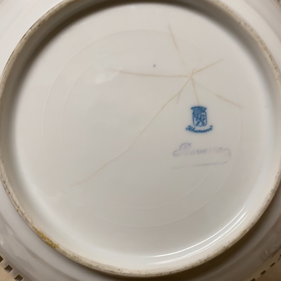 Vintage Schumann Bavarian reticulated dish - Picture 4 of 7